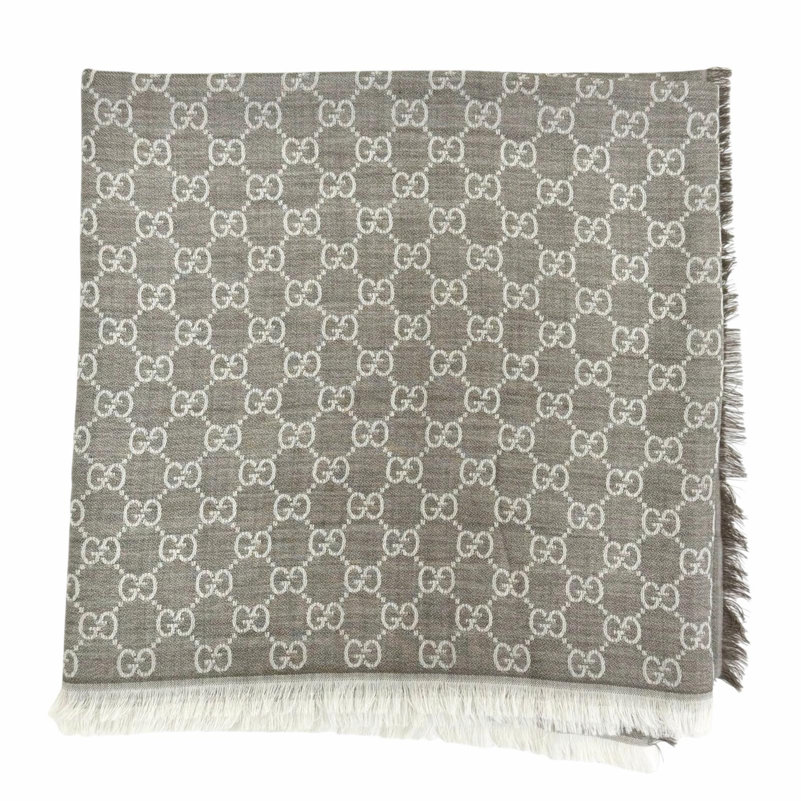 未使用品 グッチ GG柄 ショール ストール 140×140cm 281942