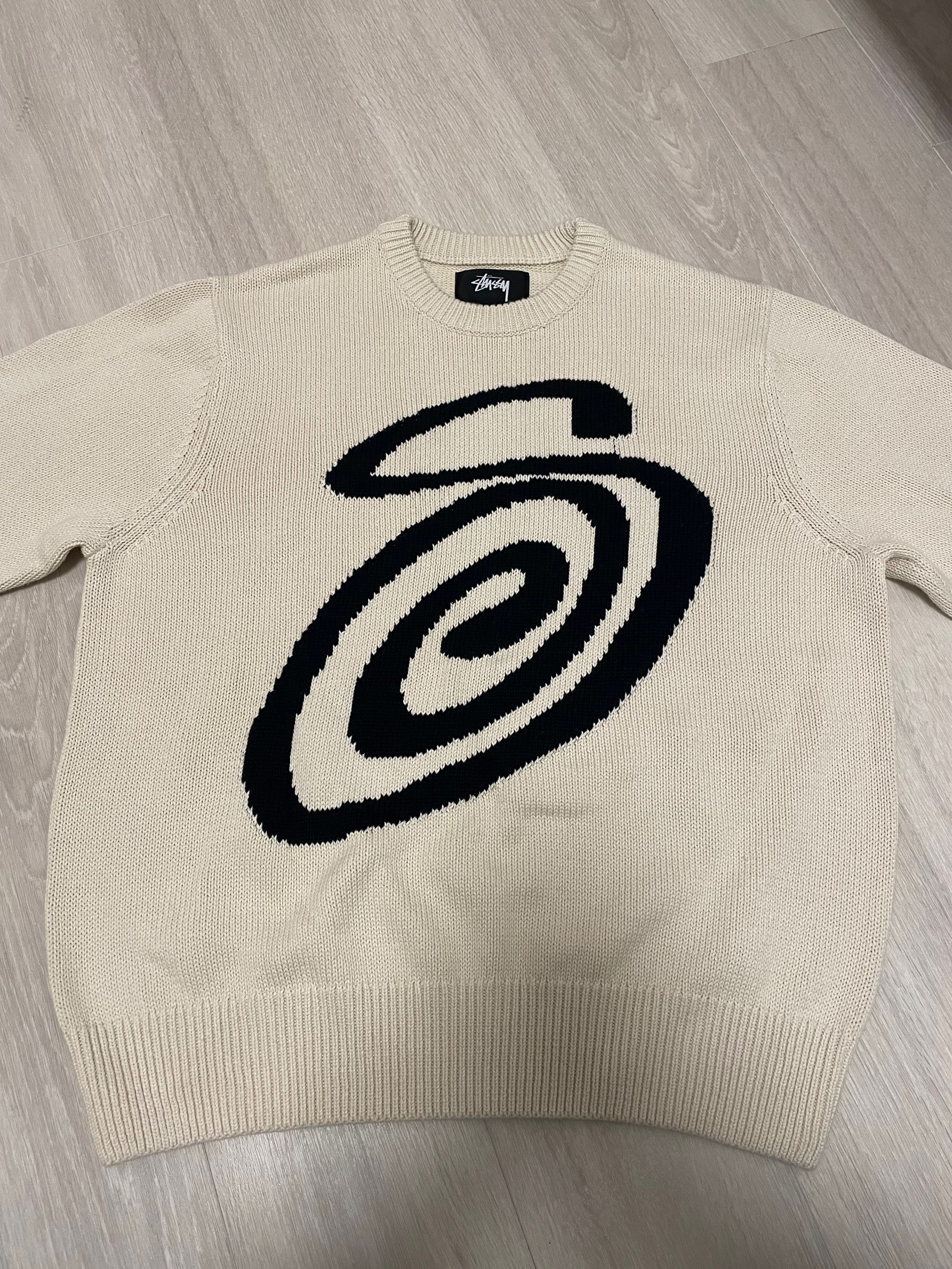 Stussy CURLY S SWEATER "Natural"