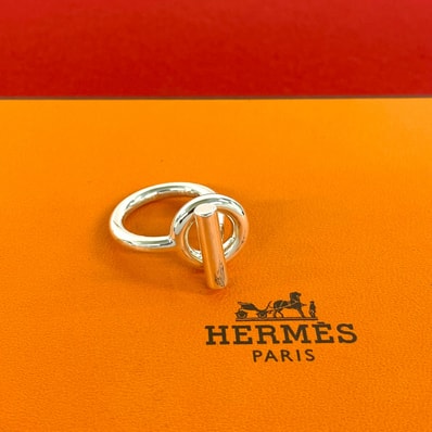 HERMES エルメス エシャペ リング シルバー925 リング・指輪 10.5号 シルバー
39240