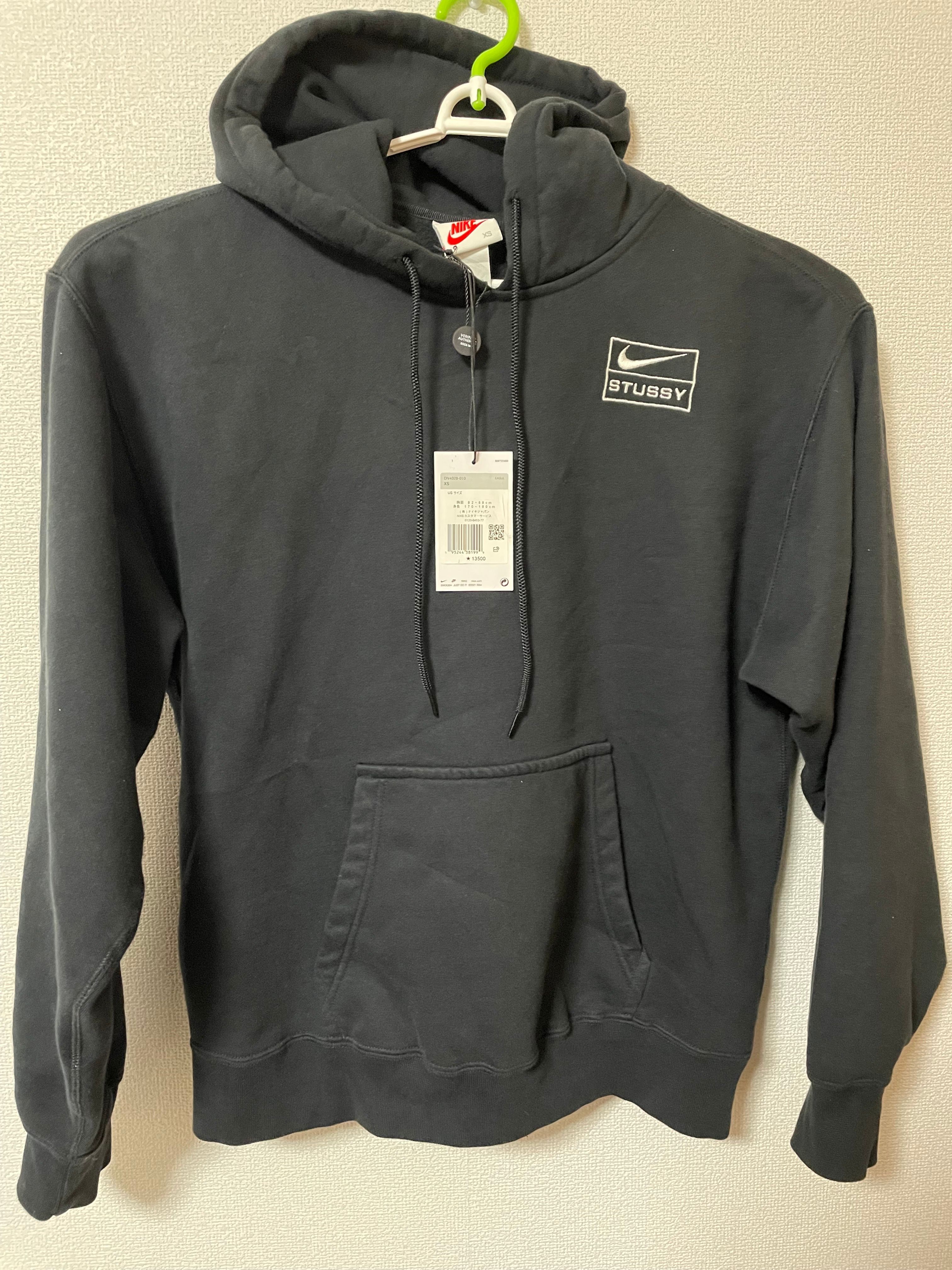 Stussy × Nike NRG Washed Hoodie (US Size) "Black" DN4028-010