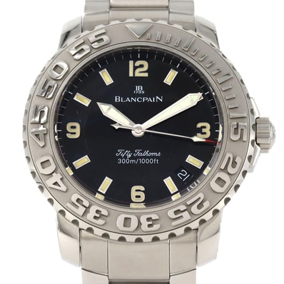 【ノーメンテナンス還元価格】ブランパン トリロジーフィフティファゾムス 2200-1130-71 SS 自動巻