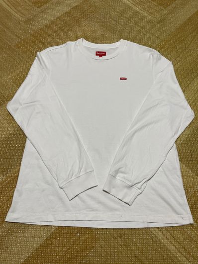 Supreme Small Box L/S Tee "White"(21SS)