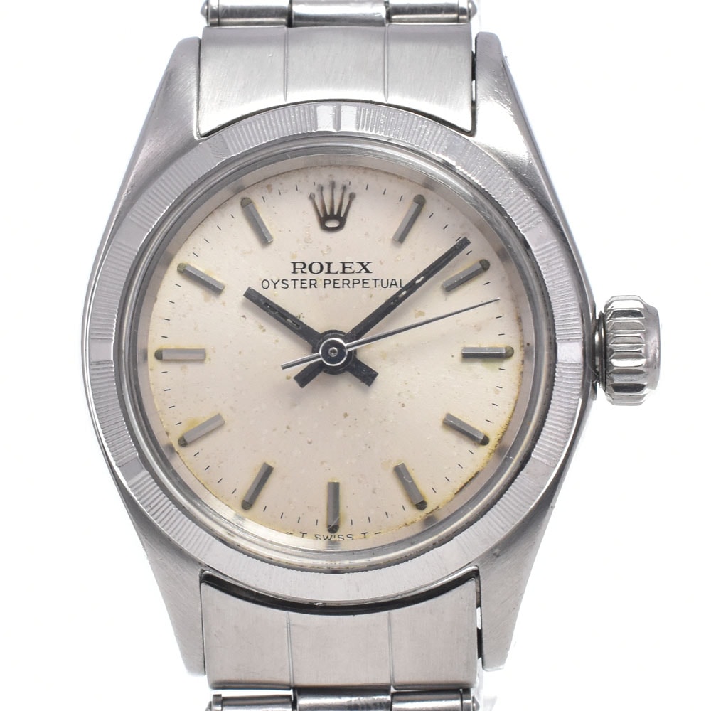 ロレックス ROLEX 6623 オイスターパーペチュアル Cal.2030 シルバー 自動巻き レディース 腕時計 N#148567