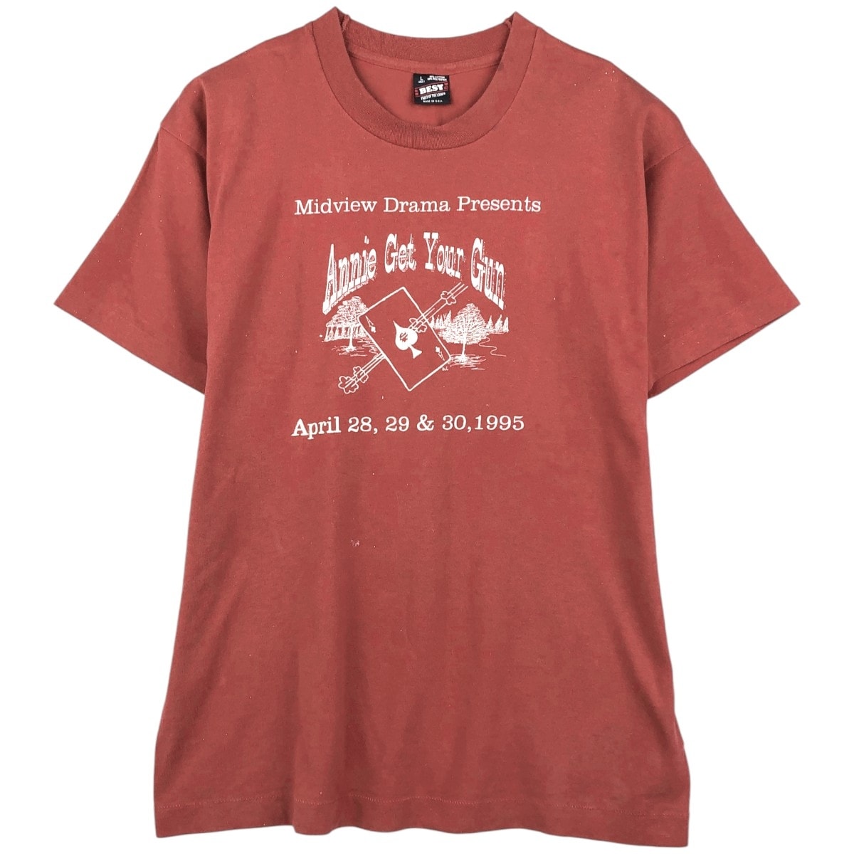 古着 90年代 フルーツオブザルーム FRUIT OF THE LOOM BEST Annie Get Your Gun アニーよ銃をとれ プリントTシャツ USA製 メンズL相当 ヴィンテージ/eaa626740