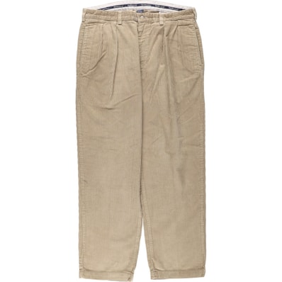 古着 ラルフローレン Ralph Lauren Polo Ralph Lauren ANDREW PANT ツータック コーデュロイパンツ メンズw35相当/eaa681963