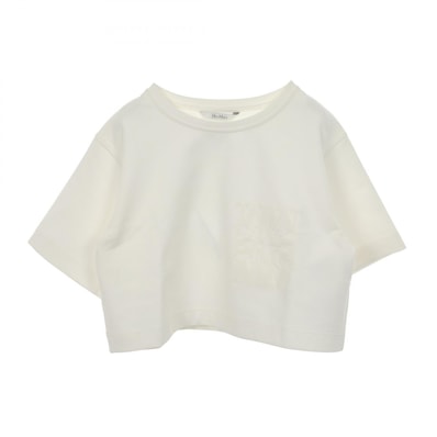 マックスマーラ MAX MARA MESSICO 半袖Tシャツ 衣料品 トップス コットン ナイロン レディース ホワイト系 【中古】