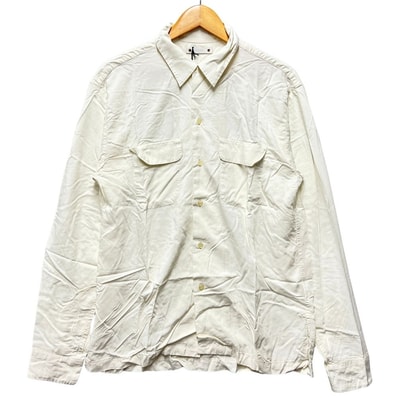 MINEDENIM マインデニム 2502-5002-01-012 Rayon Open Collar SH レーヨン オープン カラー 長袖シャツ 54870