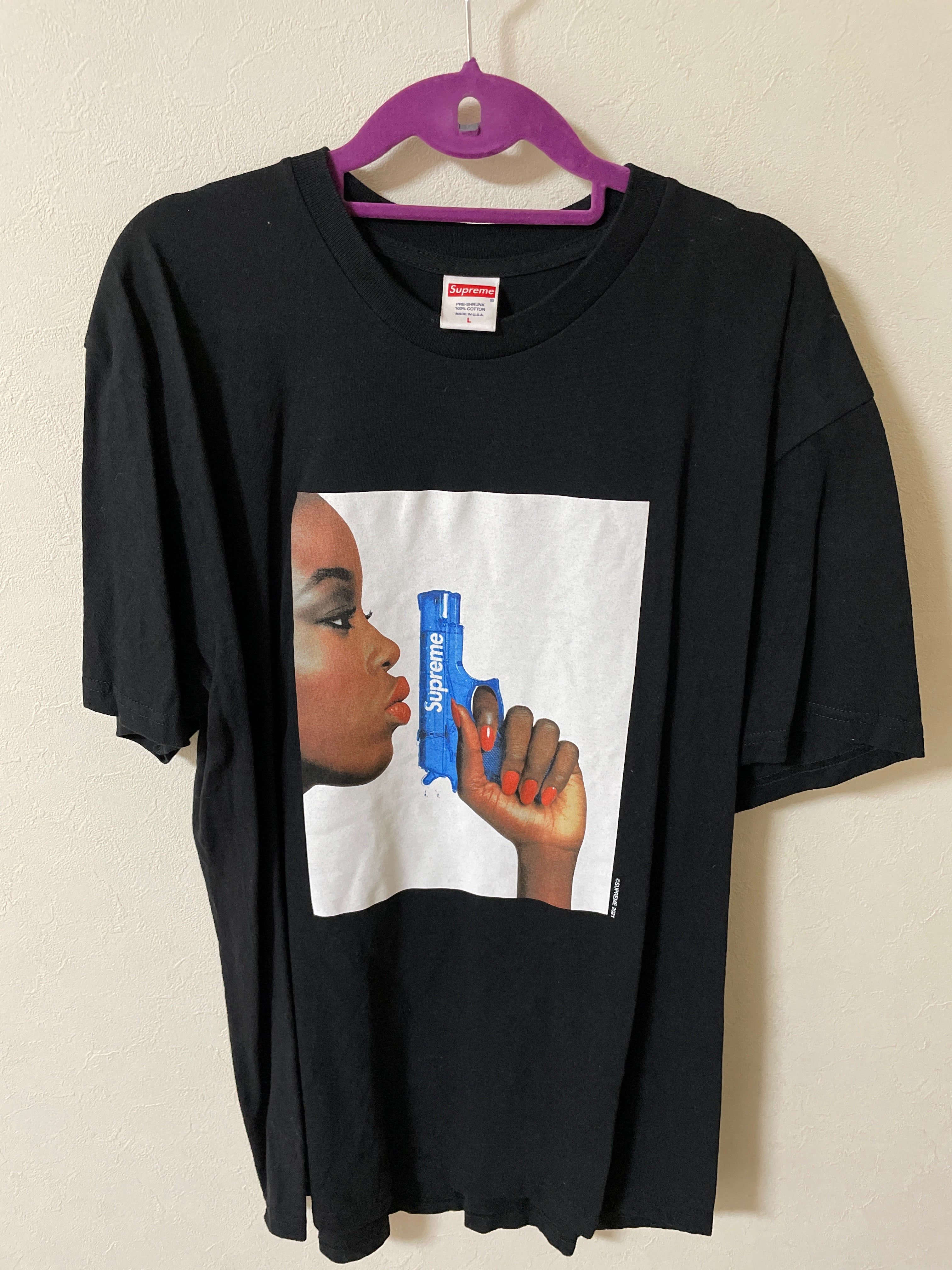Supreme Water Pistol Tee "Black"