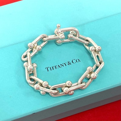 TIFFANY&Co. ティファニー ハードウェア ラージリンク ブレスレット シルバー925 ブレスレット シルバー
45166