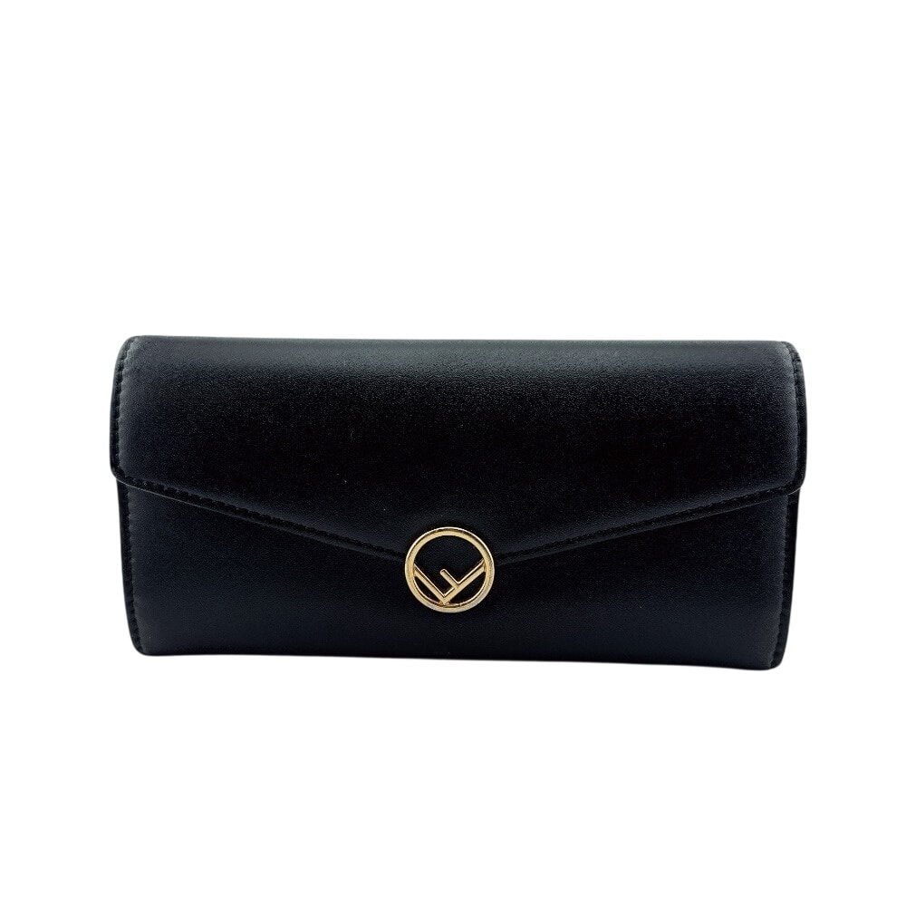 フェンディ FENDI 長財布 エフ イズ フェンディ Fロゴ 8M0251 ブラック