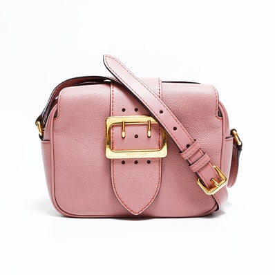 バーバリー BURBERRY レザー カメラバッグ ショルダーバッグ【中古】