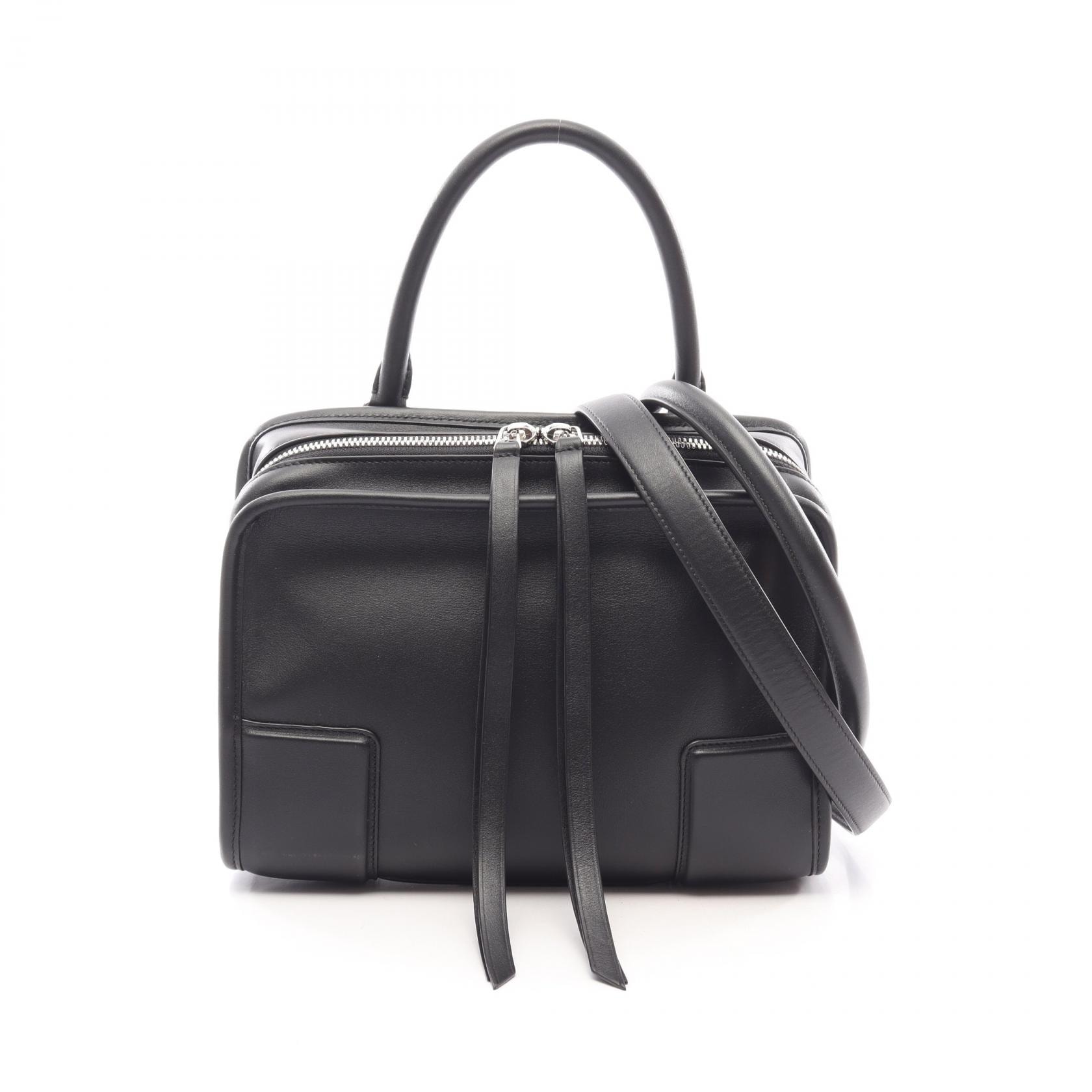 ロエベ LOEWE アマソナ180 スモール 2WAY ハンドバッグ バッグ レザー レディース ブラック系 A039AS0X011100 【新品】