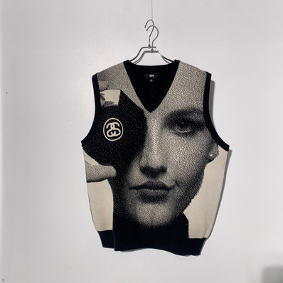 Stussy Photo Jacquard Vest "Black"
