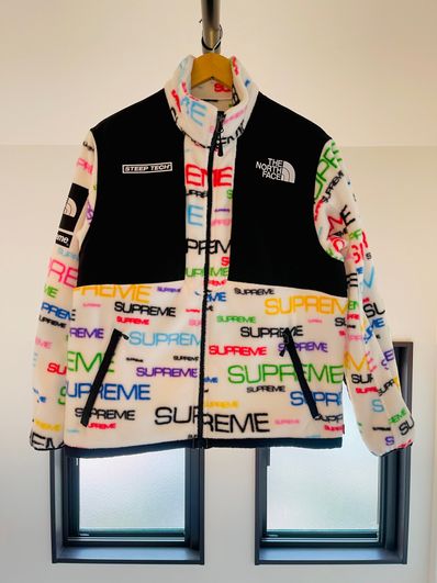 Supreme x The North Face Steep Tech Fleece Jacket "White"