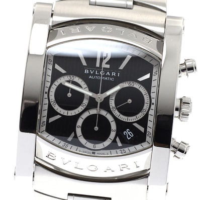 ブルガリ アショーマ クロノグラフ デイト AA48SCH メンズ 【中古】