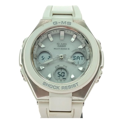 CASIO カシオ レディース腕時計 デジアナウォッチ Baby-G 電波ソーラー MSG-W100 ホワイト