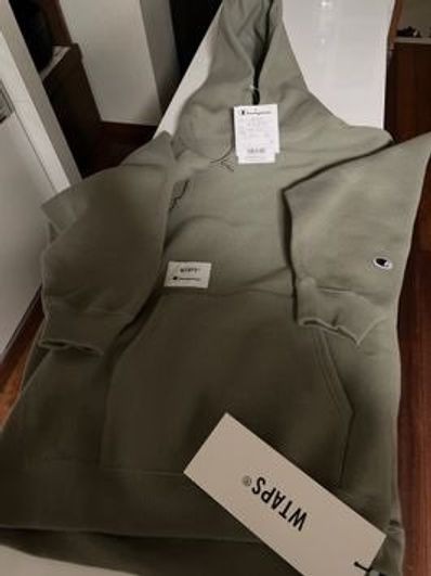 Wtaps ACADEMY / HOODED / COTTON. CHAMPION. REVERSE WEAVE "Olive Drab"(672)