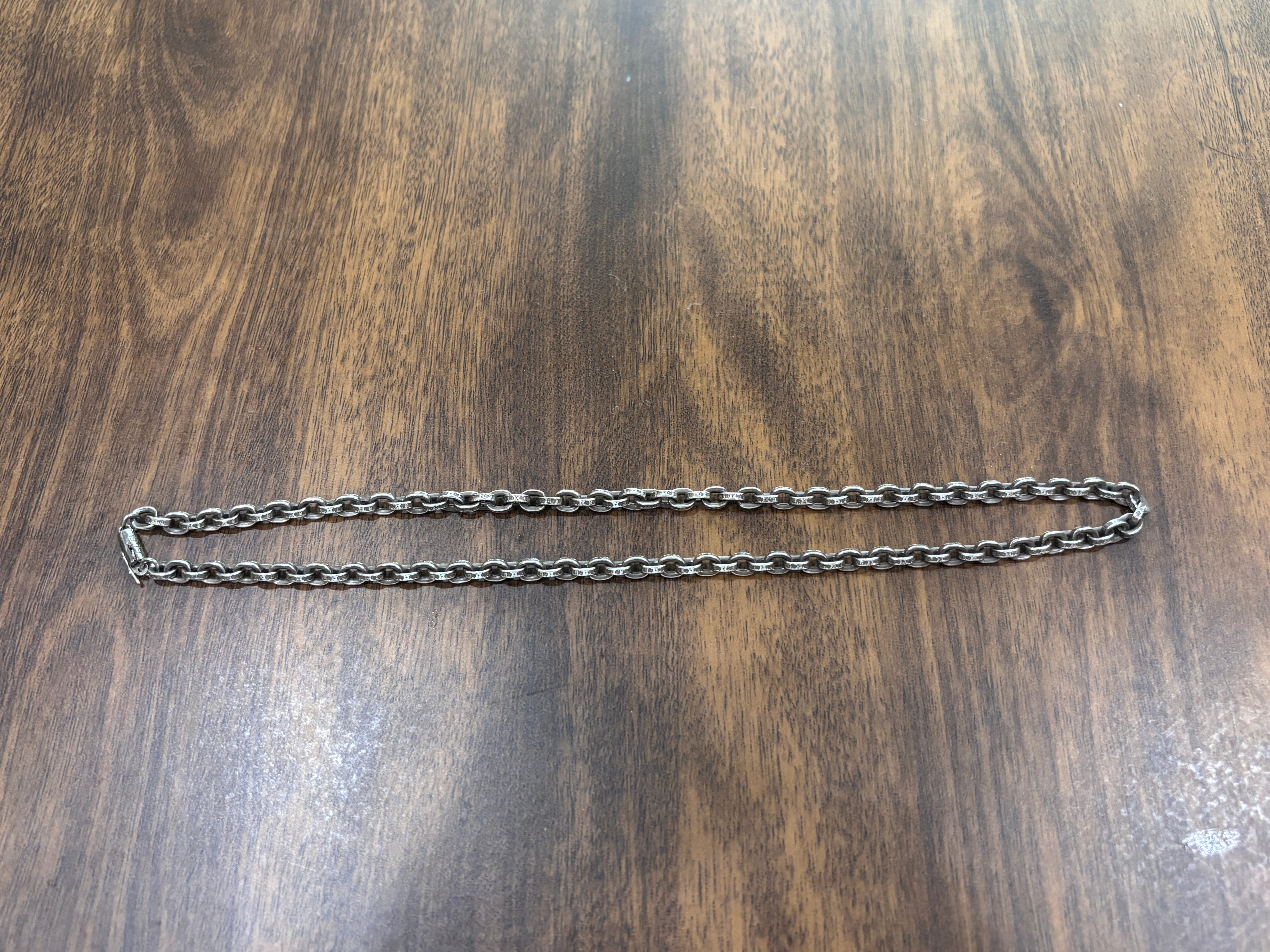 Chrome Hearts Paper Chain Necklace "Silver"