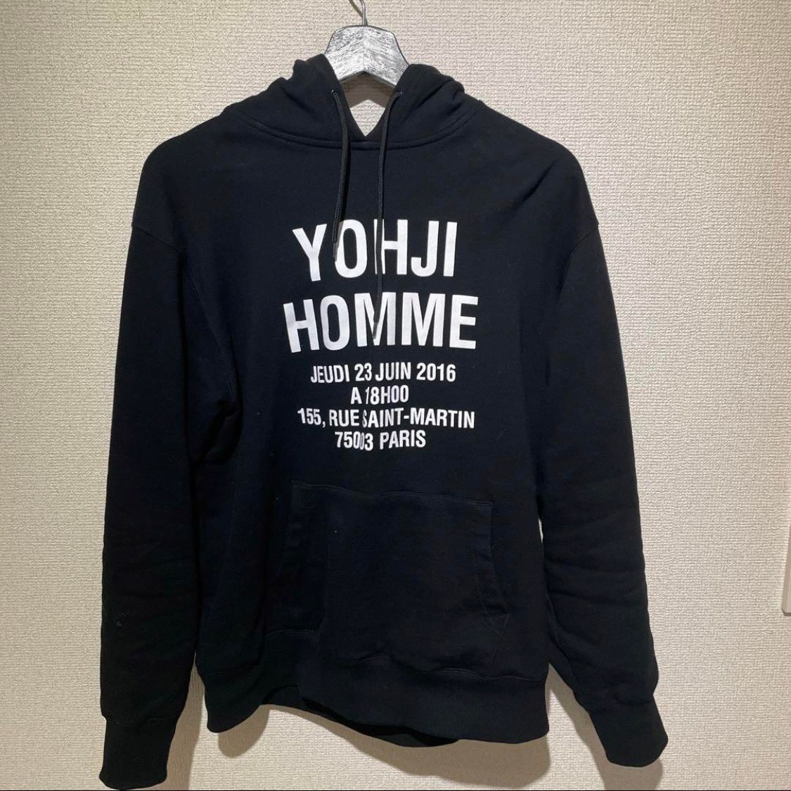 NEW ERA x Yohji Yamamoto SS23 Sweat Pullover Hoodie "Black"