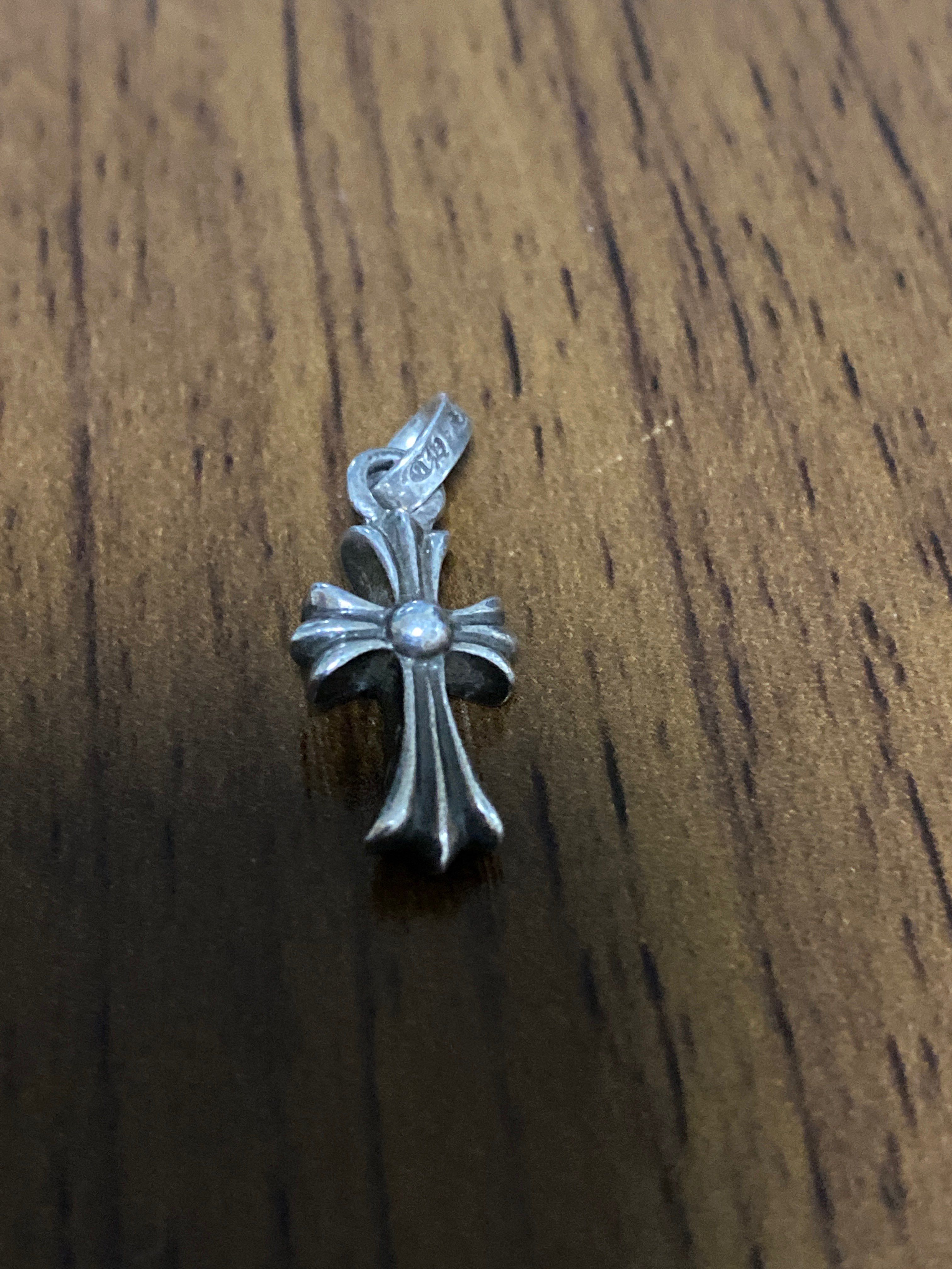 Chrome Hearts CH Cross Baby Fat Charm "Silver"
