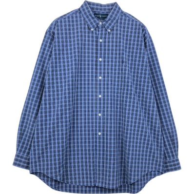 古着 ラルフローレン Ralph Lauren BLAKE 長袖 ボタンダウンチェックシャツ メンズXL相当/eaa659318