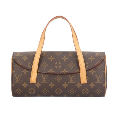 ルイヴィトン ソナチネ LV モノグラム ショルダーバッグ モノグラムキャンバス M51902 ブラウン レディース LOUIS VUITTON 中古