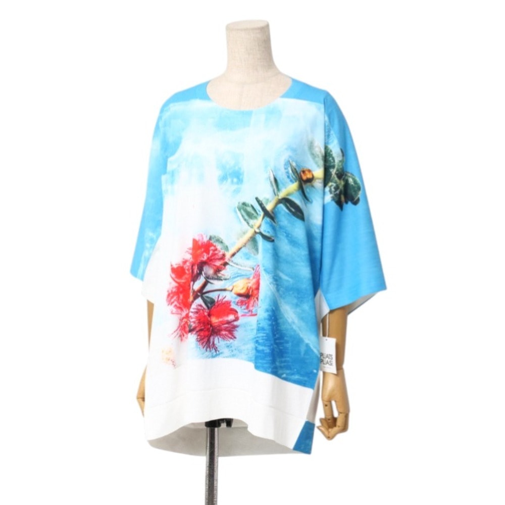 ■未使用品■2023年製■PLEATS PLEASE ISSEY MIYAKE プリーツプリーズ イッセイミヤケ 半袖Tシャツ ICE BERG プルオーバー クルーネック カットソー 20240924/RA1322