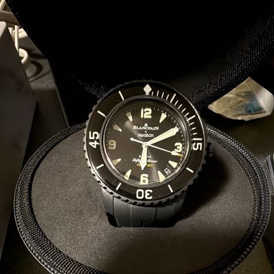 Blancpain x Swatch Bioceramic Scuba Fifty Fathoms Collection "Ocean of Storms"