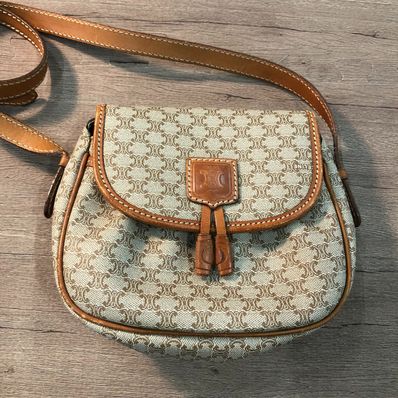 セリーヌ マカダム ミニショルダーバッグ