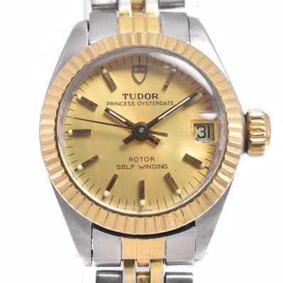 チューダー TUDOR 92313 プリンセス オイスターデイト デイト ゴールド 自動巻き レディース 腕時計 J#150055