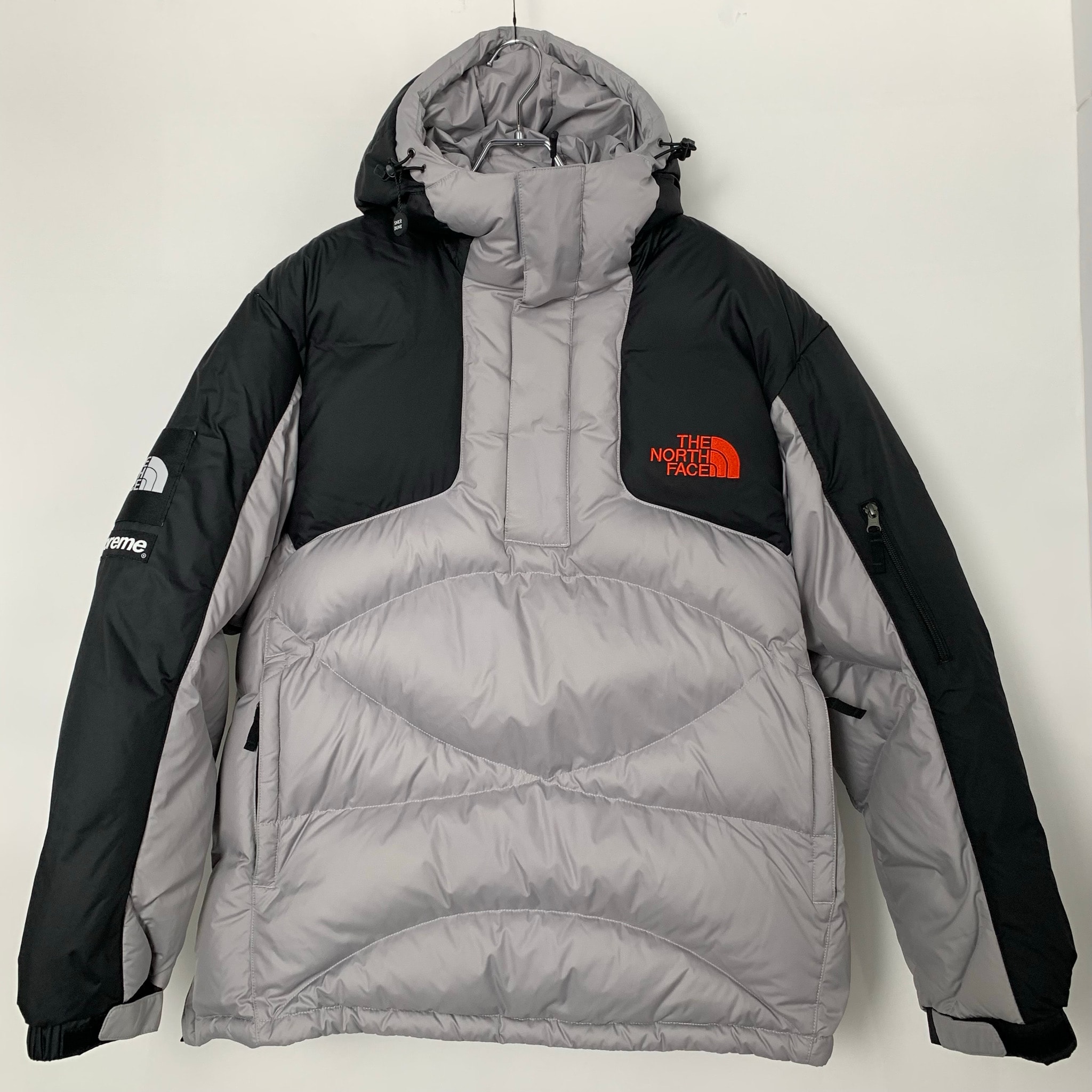 Supreme x The North Face 800-Fill Half Zip Hooded Pullover "Grey"