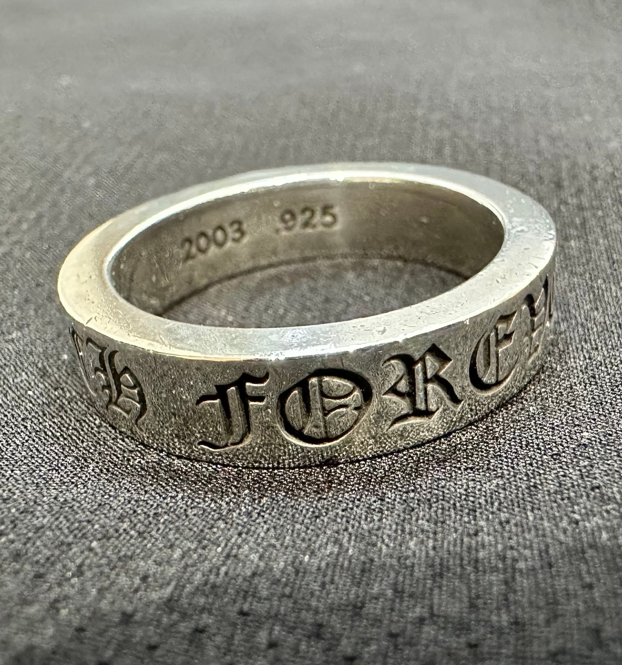 クロムハーツ スペーサーリング 6mm CH フォーエバー "シルバー"