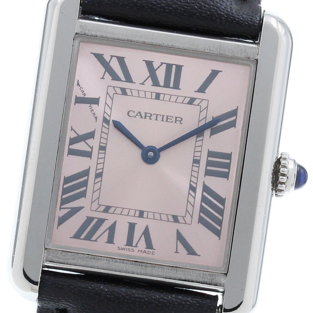 ☆良品 カルティエ タンクソロSM W5200000 レディース 【中古】