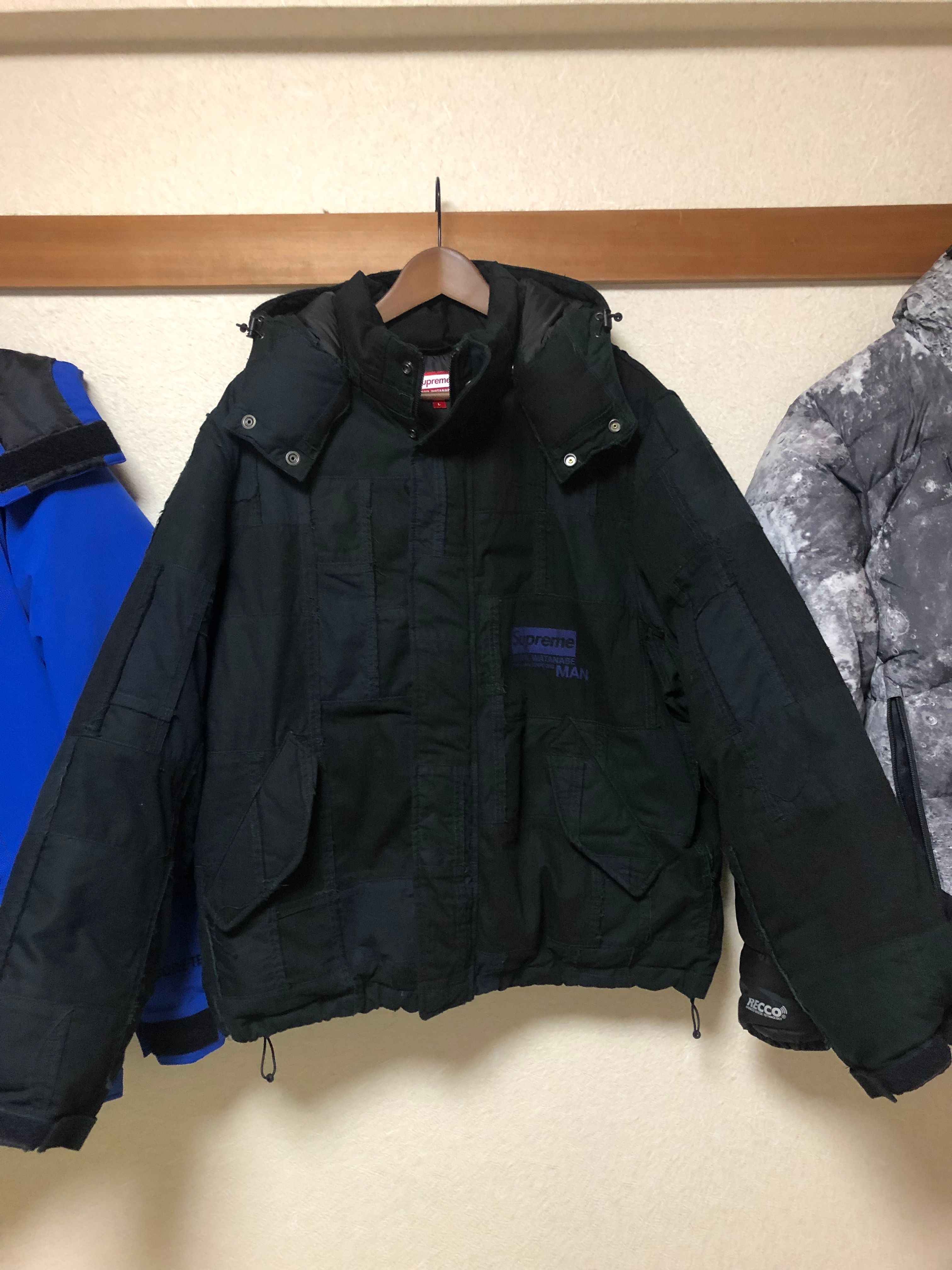 Supreme / JUNYA WATANABE COMME des GARCONS MAN Patchwork Puffy Jacket "Black"
