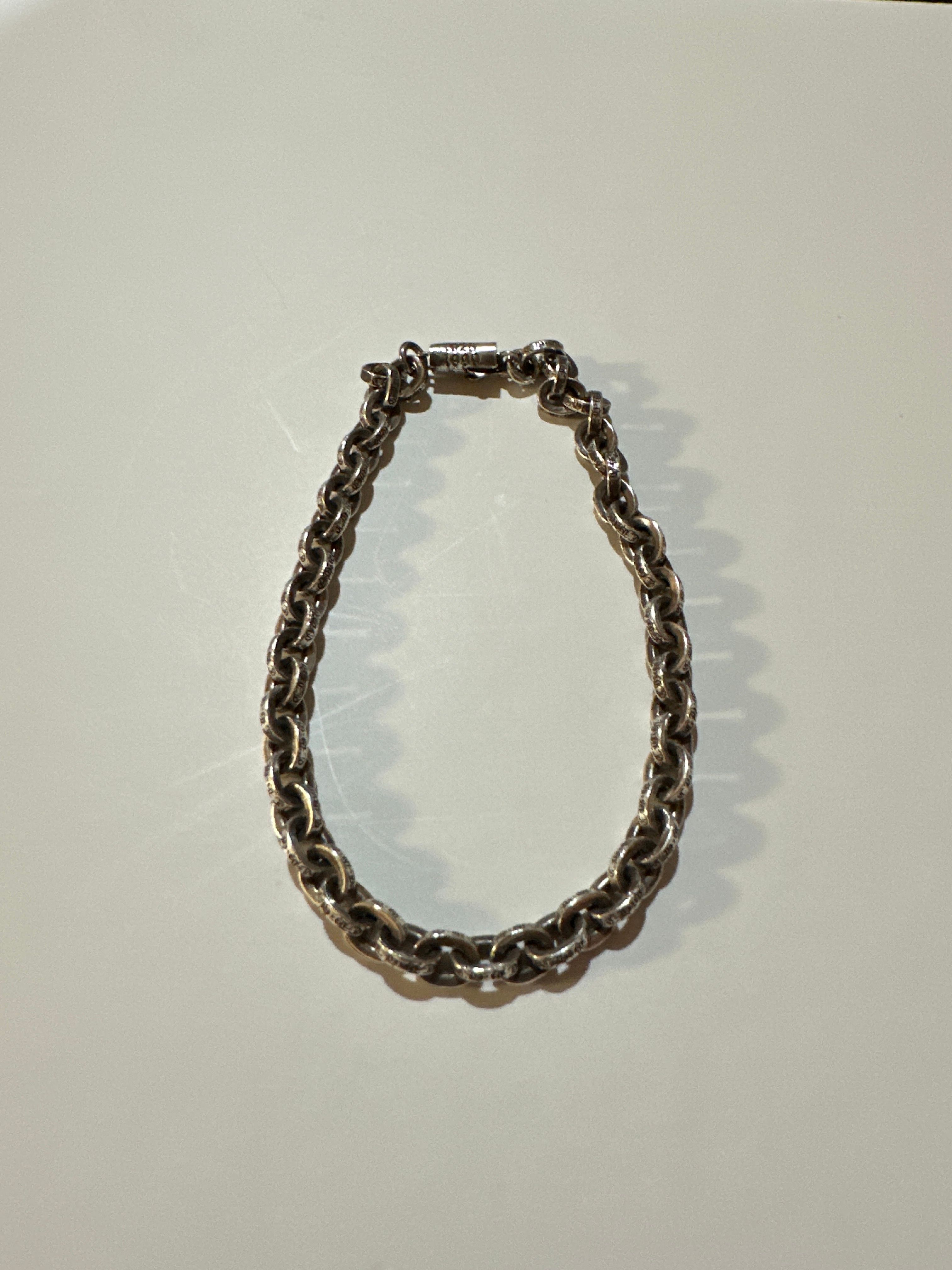 Chrome Hearts Paper Chain Bracelet 8inch "Silver"