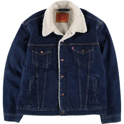 古着 リーバイス Levi's 中綿入り デニムボアジャケット メンズL相当/eaa478072