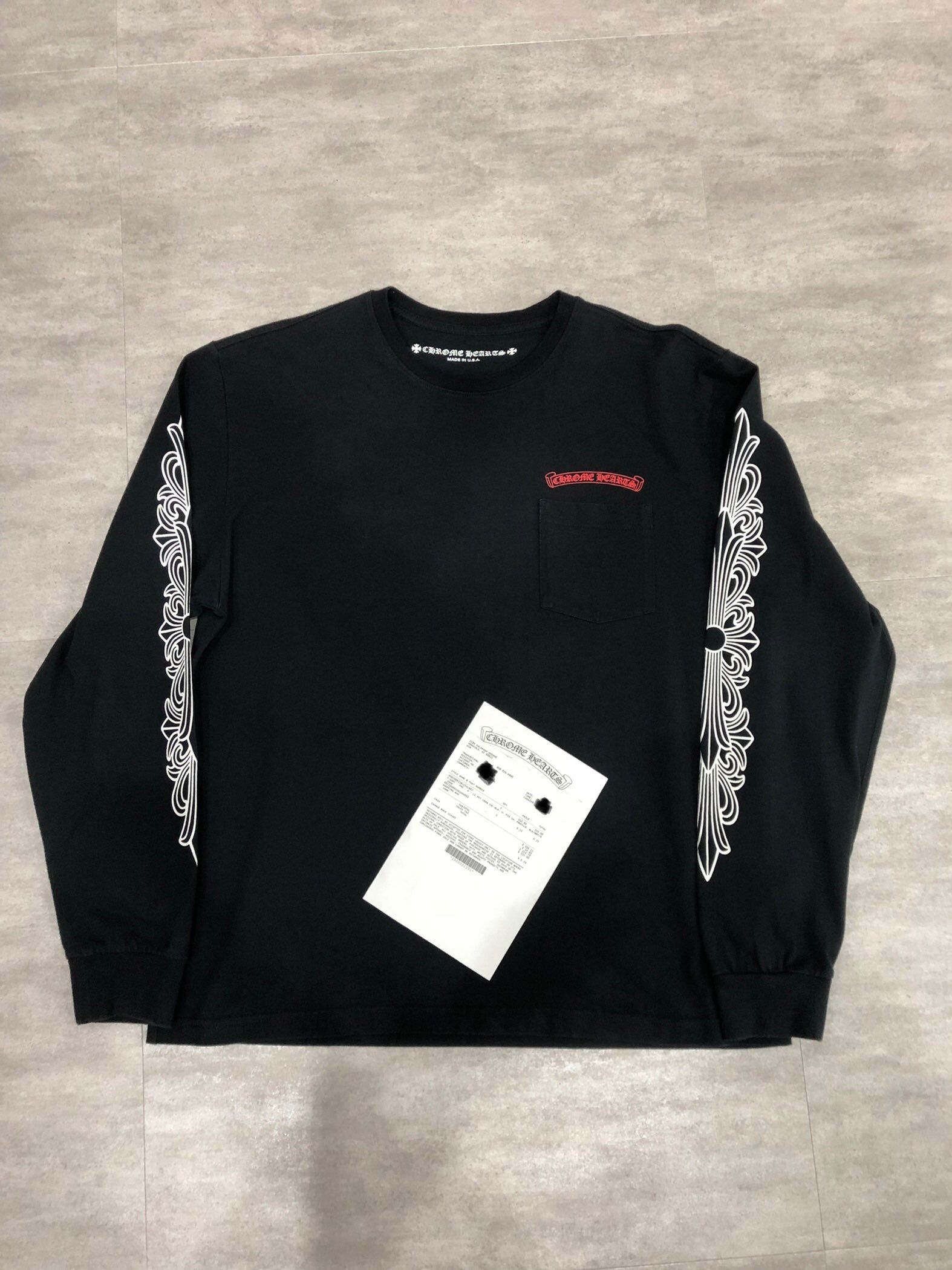 Chrome Hearts Matty Boy Flower Chomper L/S T-Shirt "Black"