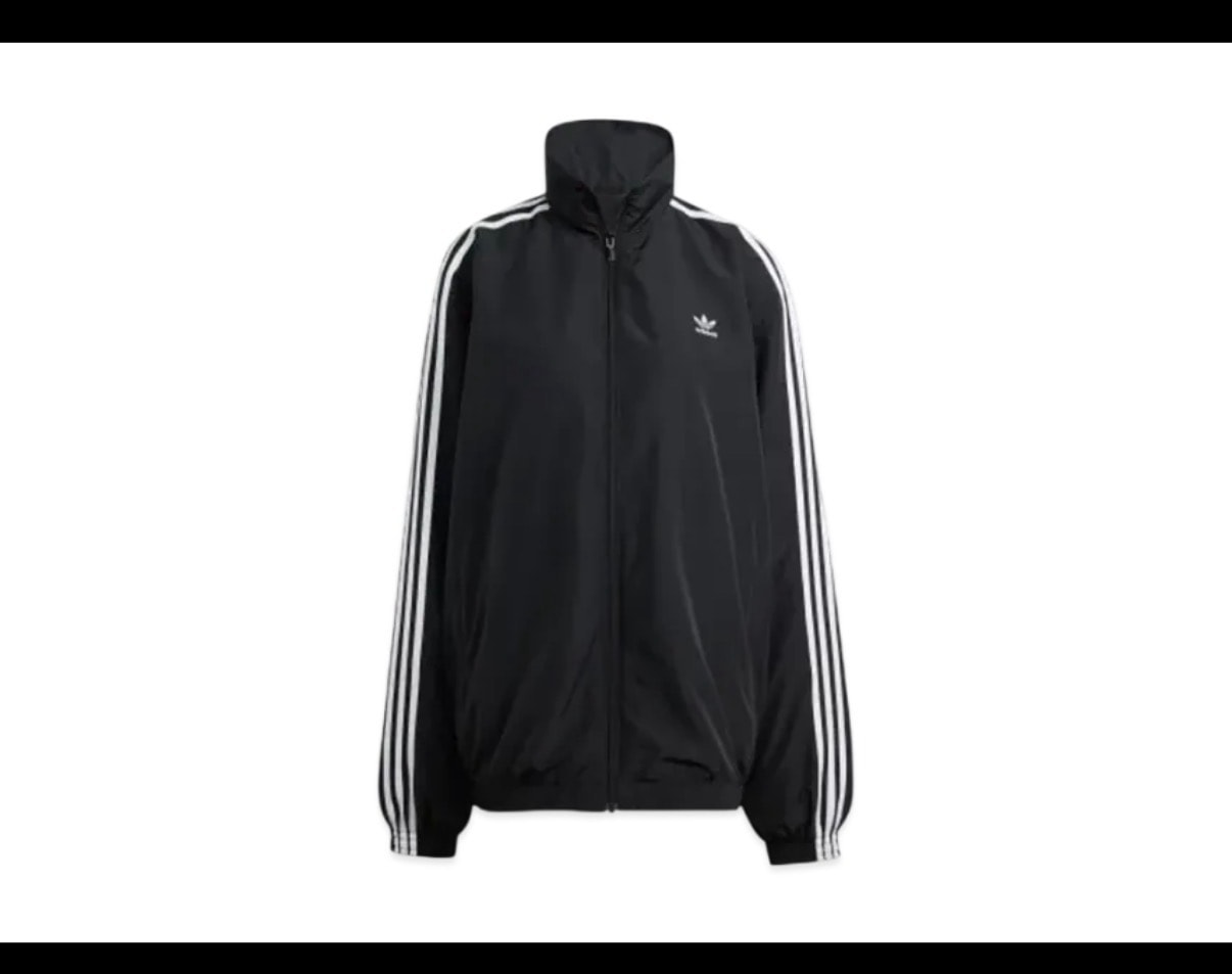 adidas Firebird Oversized Track Top "Black"