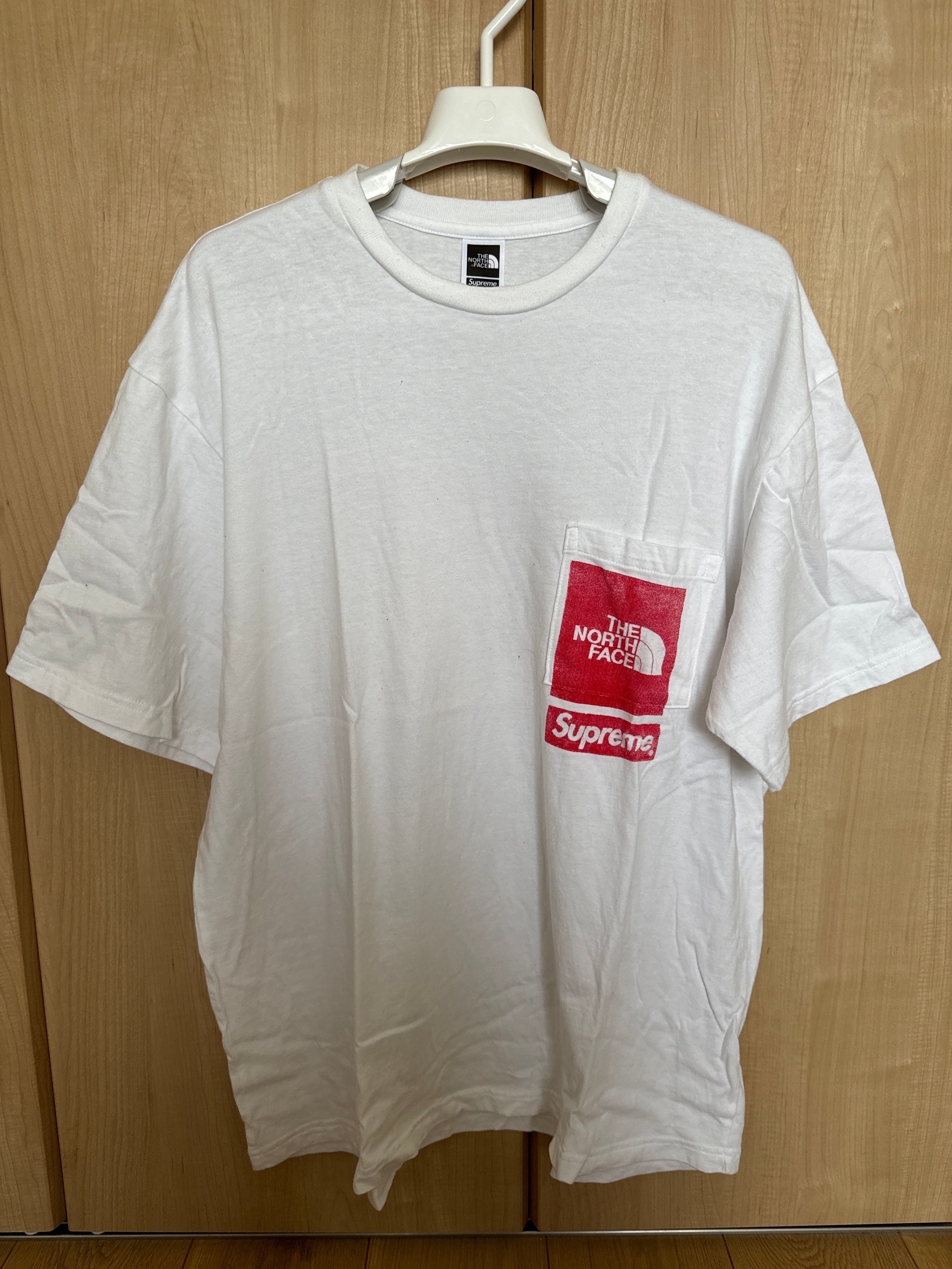 Supreme x The North Face Printed Pocket Tee "White"
