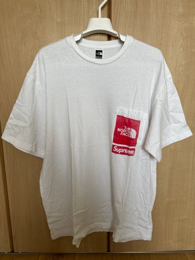 Supreme x The North Face Printed Pocket Tee "White"