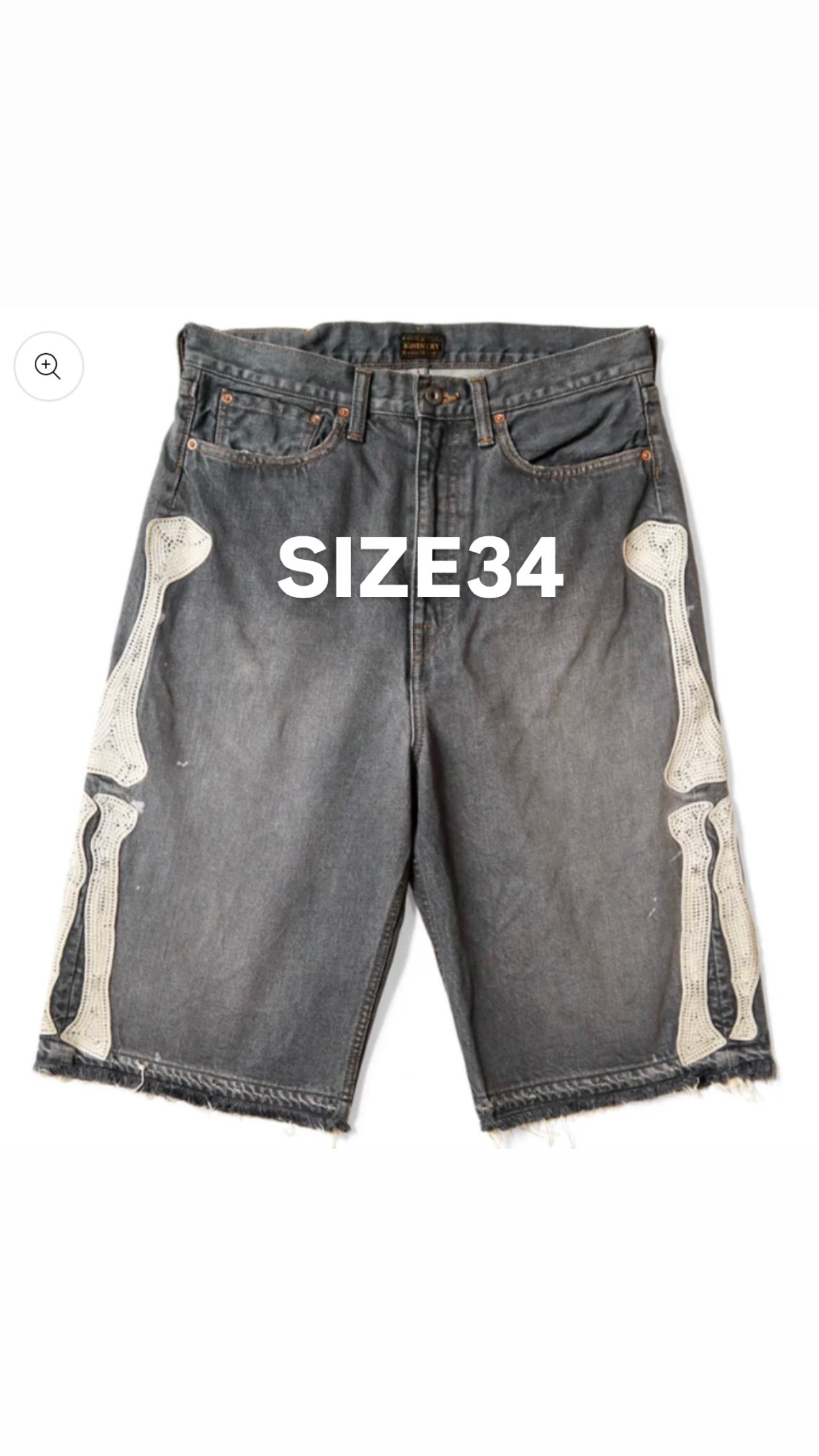 KAPITAL 11oz TARTAN CHECK 5P MONKEY CISCO（STUDS REMAKE ） 