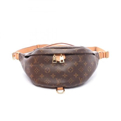 ルイ・ヴィトン LOUIS VUITTON バムバッグ ウエストバッグ ボディバッグ バッグ PVCコーティングキャンバス レザー モノグラム メンズ レディース ブラウン系 M43644 【中古】
