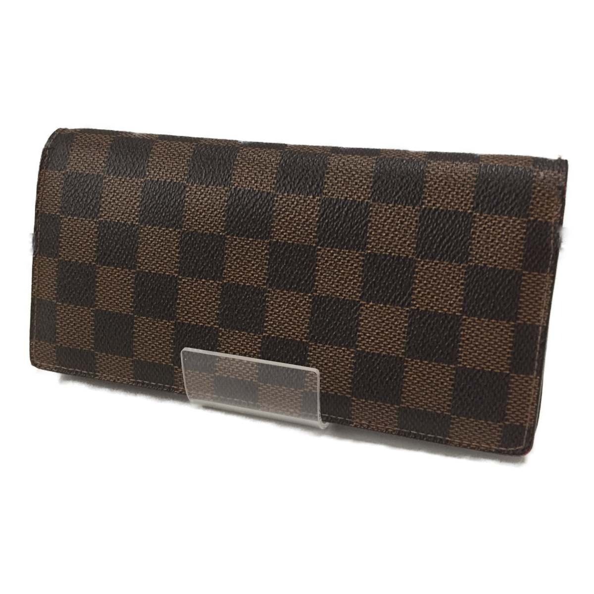 △△LOUIS VUITTON ルイヴィトン 財布 ダミエ ポリトフォイユ・ブラザ N60017