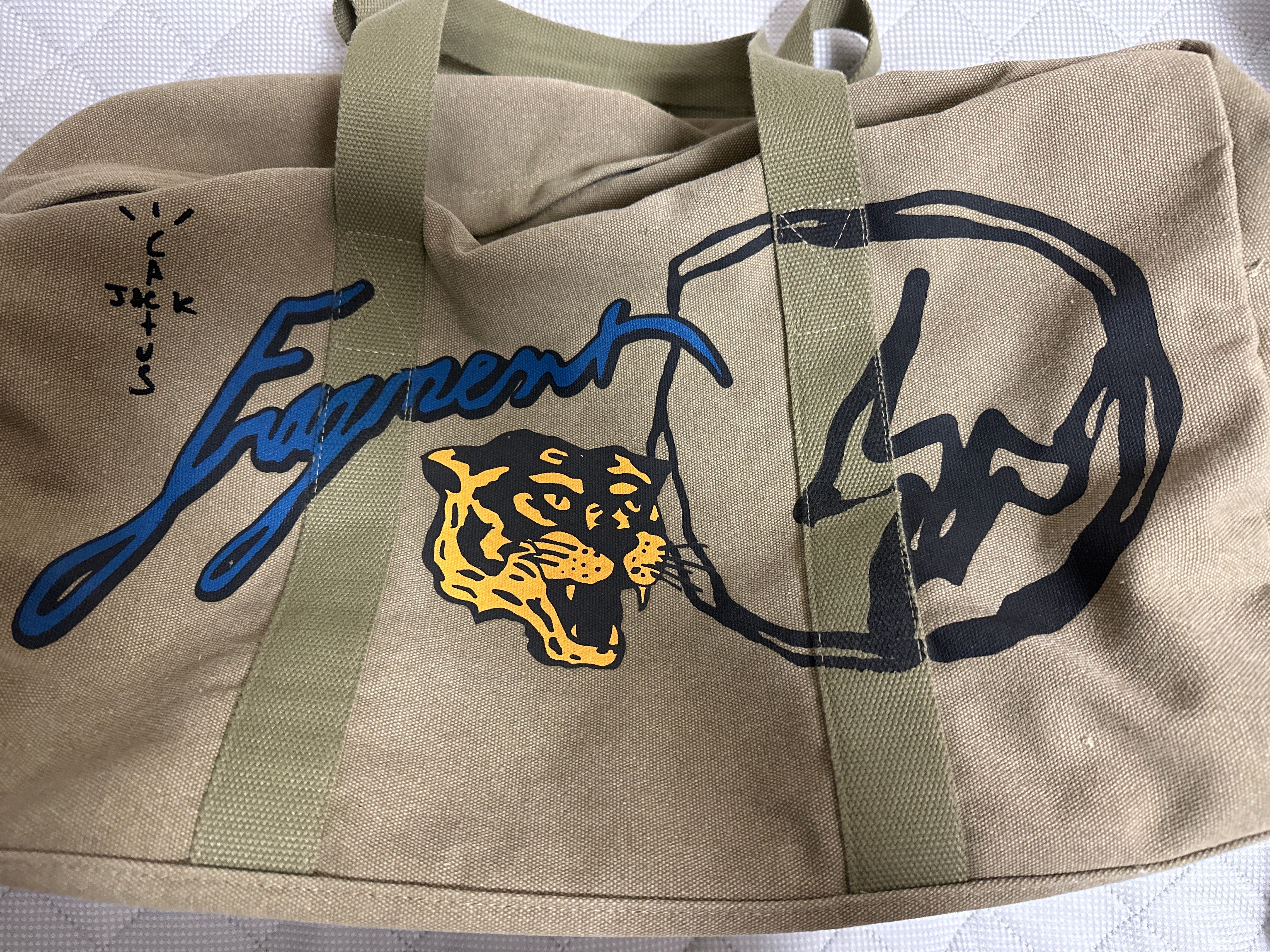 Travis Scott Cactus Jack For Fragment Icons Duffle "Brown"
