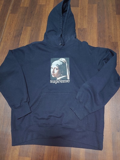 Supreme Pearl Hooded Sweatshirt "Black"