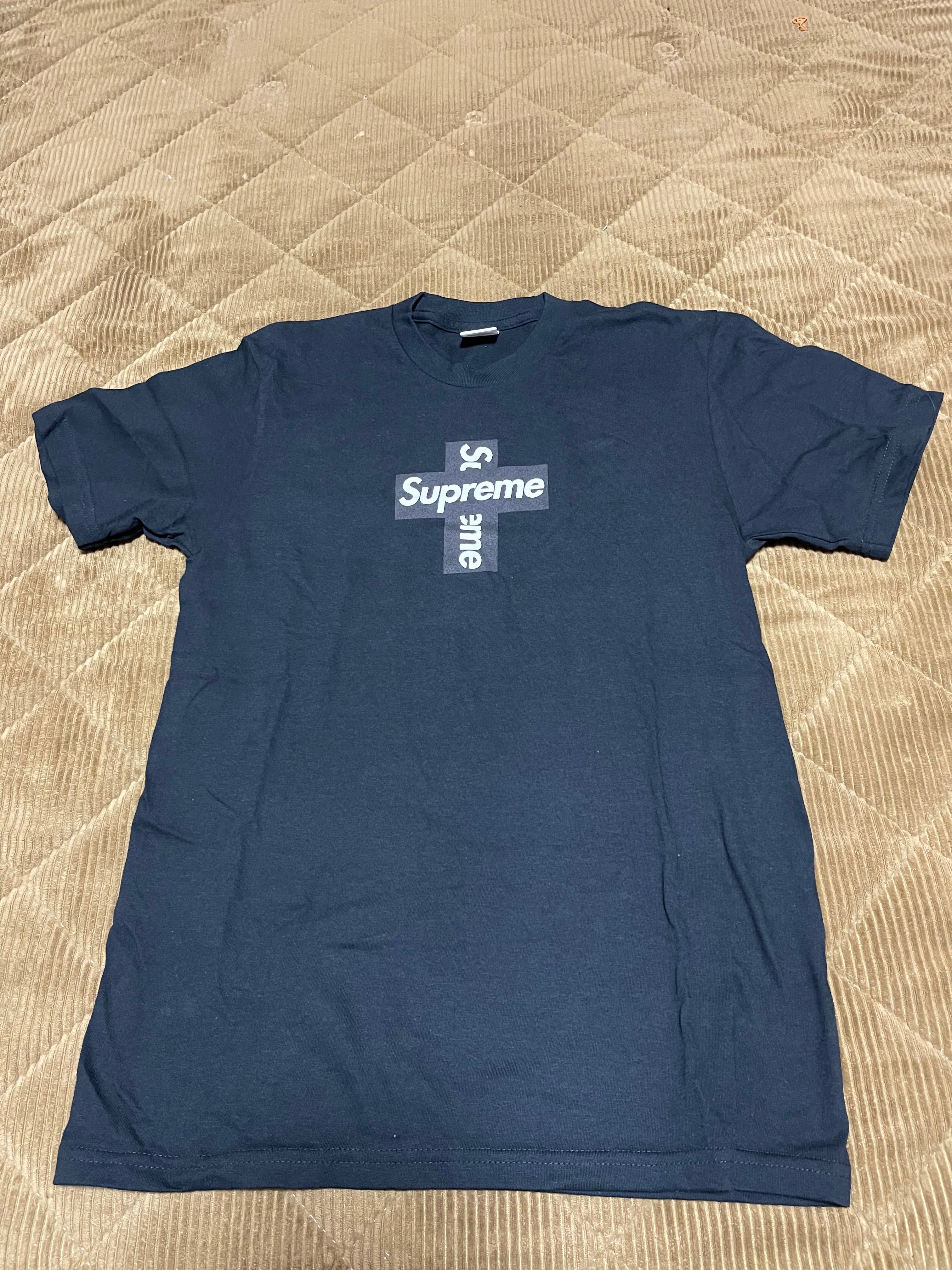 Supreme Cross Box Logo Tee "Black"
