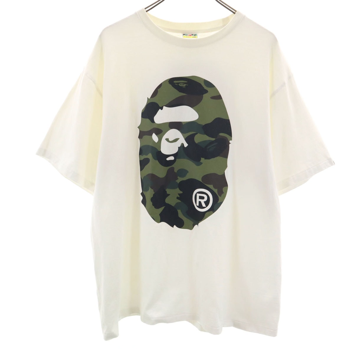 A BATHING APE アベイシングエイプ 半袖 Tシャツ 2XL ホワイト ビッグサイズ