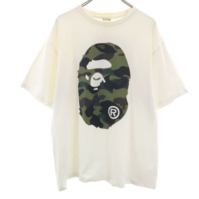A BATHING APE アベイシングエイプ 半袖 Tシャツ 2XL ホワイト ビッグサイズ
