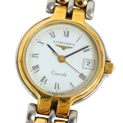 LONGINES ロンジン フラッグシップ デイト クォーツ 腕時計 C972