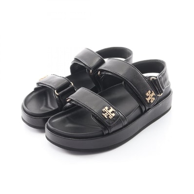 トリーバーチ Tory Burch KIRA SPORT SANDAL キラ スポーツ サンダル 靴 レザー レディース ブラック系 1443280018 【新品】